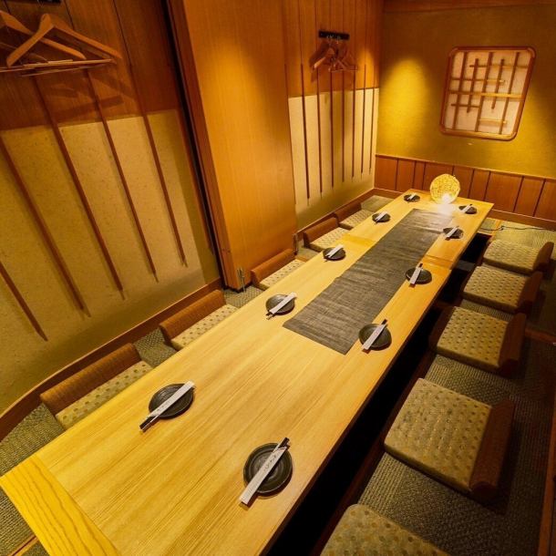 We will provide private rooms for groups of 10 or more! We have many private rooms with sunken kotatsu tables where you can sit comfortably! Please feel free to use our rooms for various parties such as group dates, launch parties, and moms' meetings!