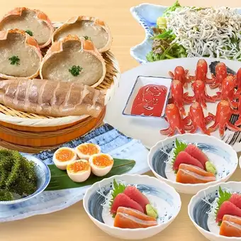 ★海鮮三昧 磯丸コース★【ちびタココース】＋90分飲み放題◆3280円(税込)
