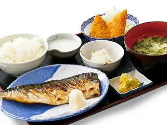 サバ塩定食