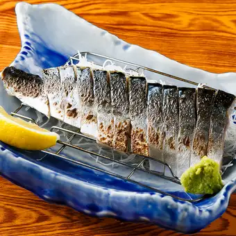 しめ鯖の炙り