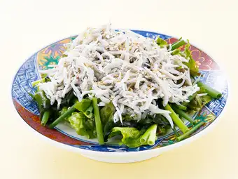 釜揚げしらすとお葱のサラダ