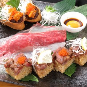 いち。新作「肉のプロ ×  寿司のプロ」待望の肉寿司スタート！