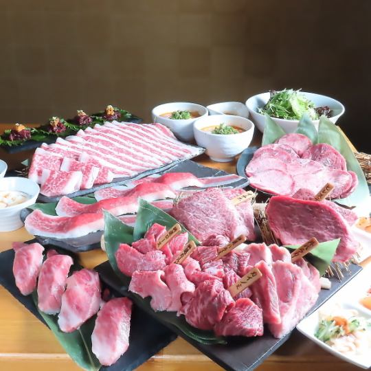 早得★12/19迄【2H飲放_豪華忘年会】A5和牛ヒレステーキ/特撰肉4種盛/雲丹ユッケ 9000→8000円