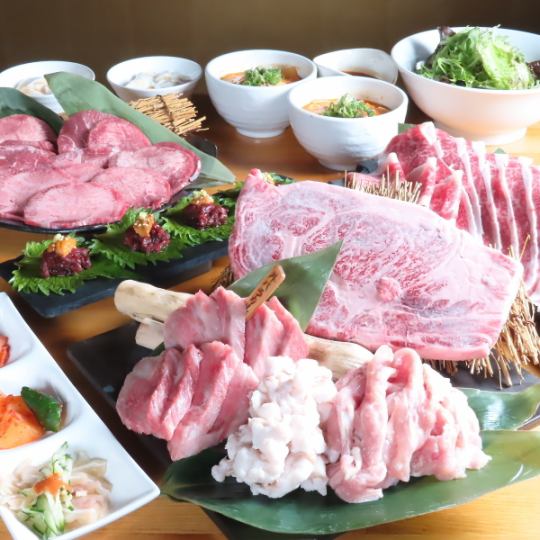 From January onwards [Exquisite Banquet Course ☆ 2 hours all-you-can-drink] Includes two of our specialties, as well as two types of specially selected Wagyu steaks / Ichiban Premium Platter etc. 8,500 yen