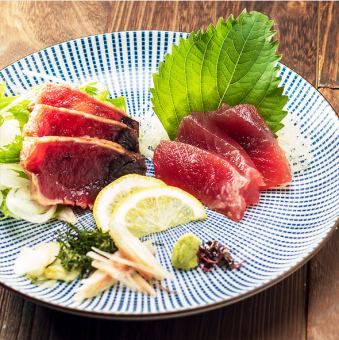 カツオ食べ比べ