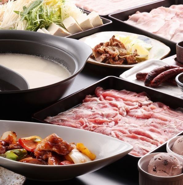 [All-you-can-eat course] Dream land all-you-can-eat pork shabu course