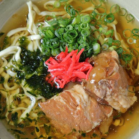 Okinawa soba with pork ribs