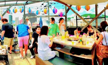 【エキニシの屋上で飲み放題コース】6名以上!最大5時間5000円飲み放題