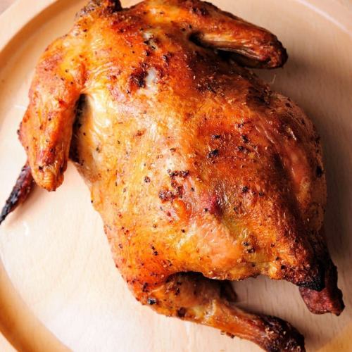 American specialty, Rote Chicken! (whole roasted chicken)