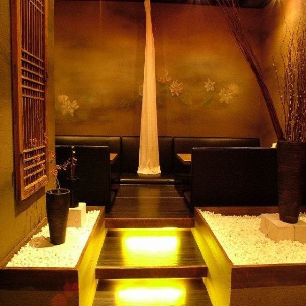A horigotatsu-style tatami room is available! Perfect for gatherings with friends or company parties! Banquet courses that include beer and all-you-can-drink for 2 hours start at 4,200 JPY! Please see the course page for details.