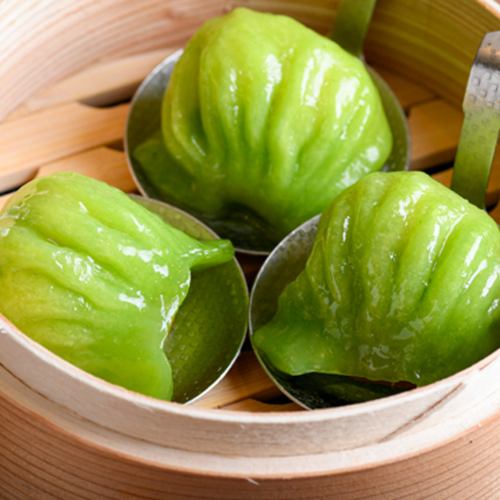 Jade shrimp steamed dumplings