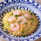 Plump Shrimp Fried Rice with Leek and Salt