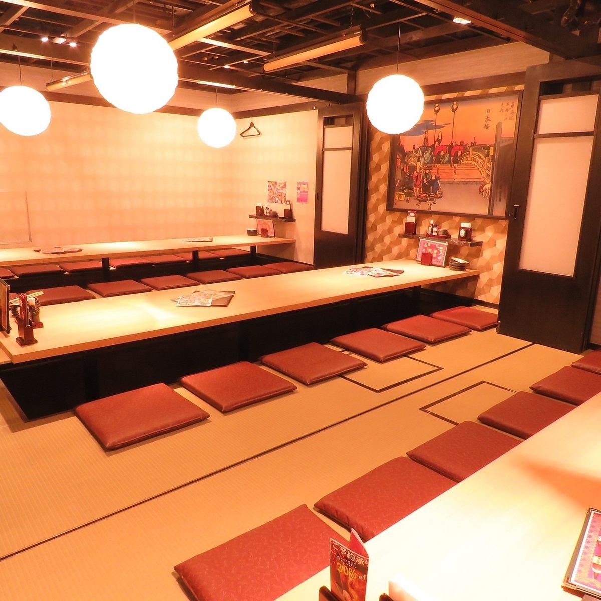 【貸切40名様～】掘り炬燵個室での大宴会は70名様までOK！！