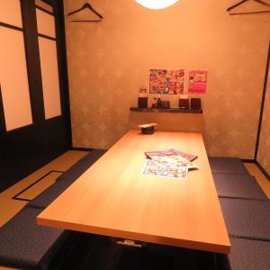 It is a private room of Kotatsu Kotatsu ♪ It is popular with a small number of people! We can guide you in a private room even if you make a reservation for 10 people or less! We have courses that can be used for various purposes!