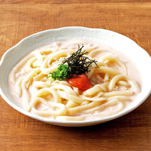 Mentaiko flavor UP!! Rich and creamy mentaiko udon