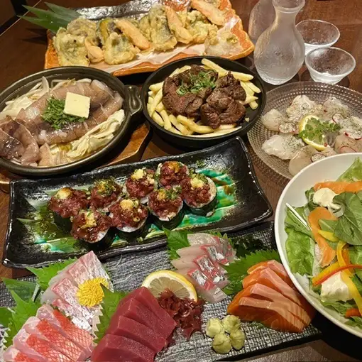 【2026年9月10月限定】生ビールOK3時間飲み放題付6000円コース全9品