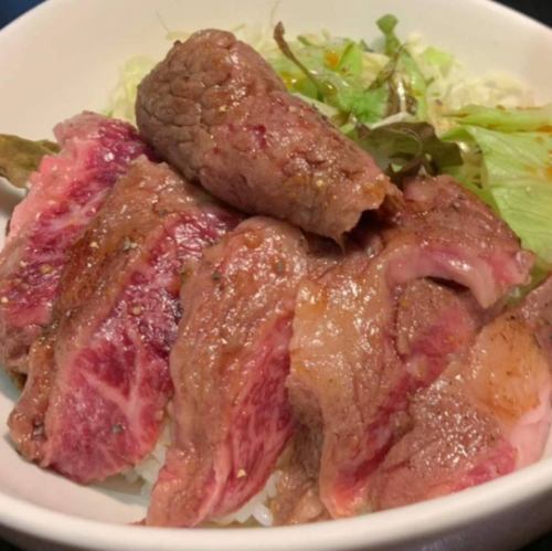 Melt in your mouth!! Wagyu beef sirloin steak bowl from a Wagyu beef wholesaler