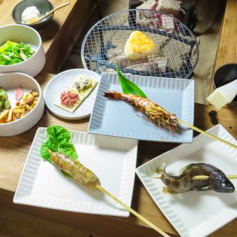 【轻松享用 Irori 料理】Irori 轻松套餐 4,500 日元（含税）