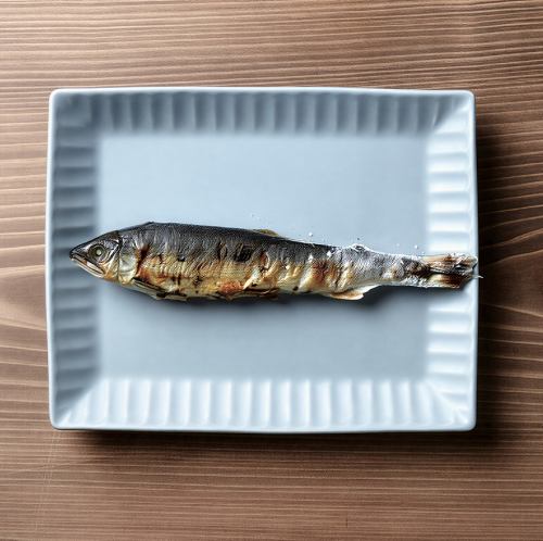 豊橋鮎の塩焼き