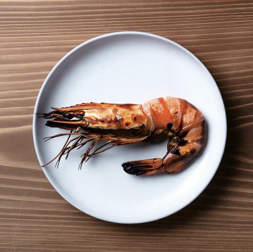 エビの酒粕焼き