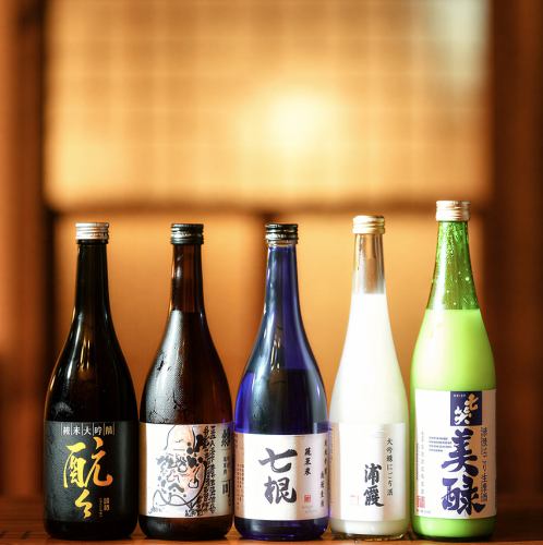 日本酒ソムリエが厳選した日本酒飲み放題プラン※コースに＋4000円（税込み）