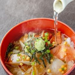 海鮮飛魚湯茶泡飯