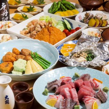 夏の納涼（２時間 飲み放題付き）プラン　6,000円