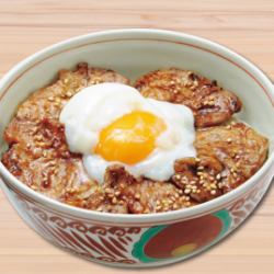 温玉豚カルビ丼