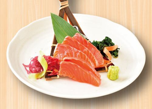 サーモン刺身