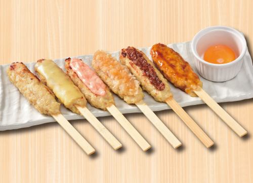 軟骨入りつくね盛合せ