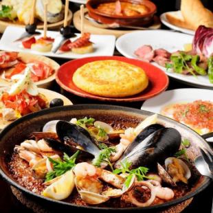 ~Mui Course~ Lunch only! 6 dishes including meat dishes and paella <3,800 yen per person> for 2 people!