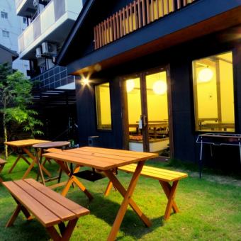 Reserve the terrace! Includes 2 hours of all-you-can-drink! Come empty-handed ★ BBQ plan from 5,000 yen (tax included)