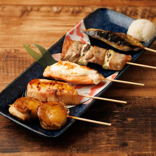 魚串５点盛り合わせ