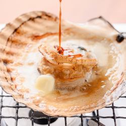 가리비 게 된장 구이 버터 간장