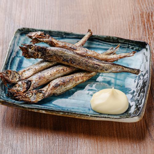 烤烟熏毛鳞鱼/炸甜虾/烤长薯(每份)