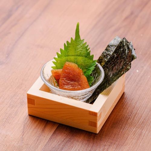 烟熏鲱鱼籽/一小碗蟹肉味噌