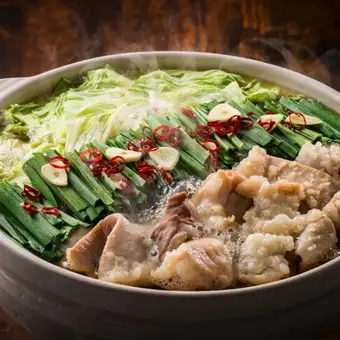 【经典火锅套餐！】新鲜日本牛杂火锅，汤底任选，含180分钟畅饮，原价4000日元 → 3500日元