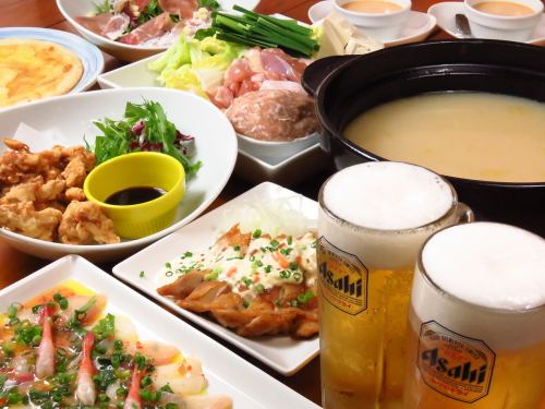 Draft beer is also OK! The all-you-can-drink course starts at 4,400 yen♪