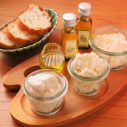 チーズの盛り合わせ