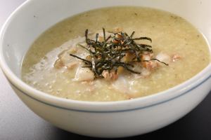 Abalone liver porridge