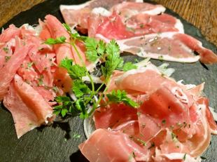 Assorted 3 kinds of prosciutto