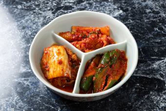 Assorted kimchi