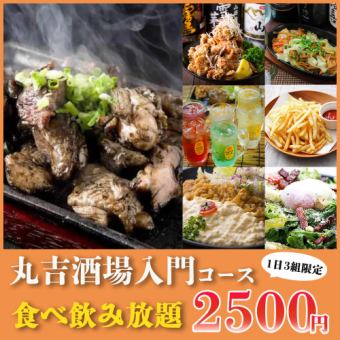 【食べ飲み放題】コスパ最強◎2時間食べ飲み放題『丸吉酒場入門コース』2500円【1日3組迄】