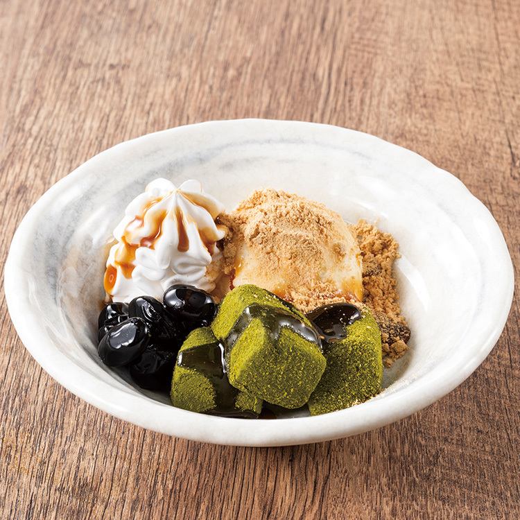 Japanese-style warabimochi ice cream