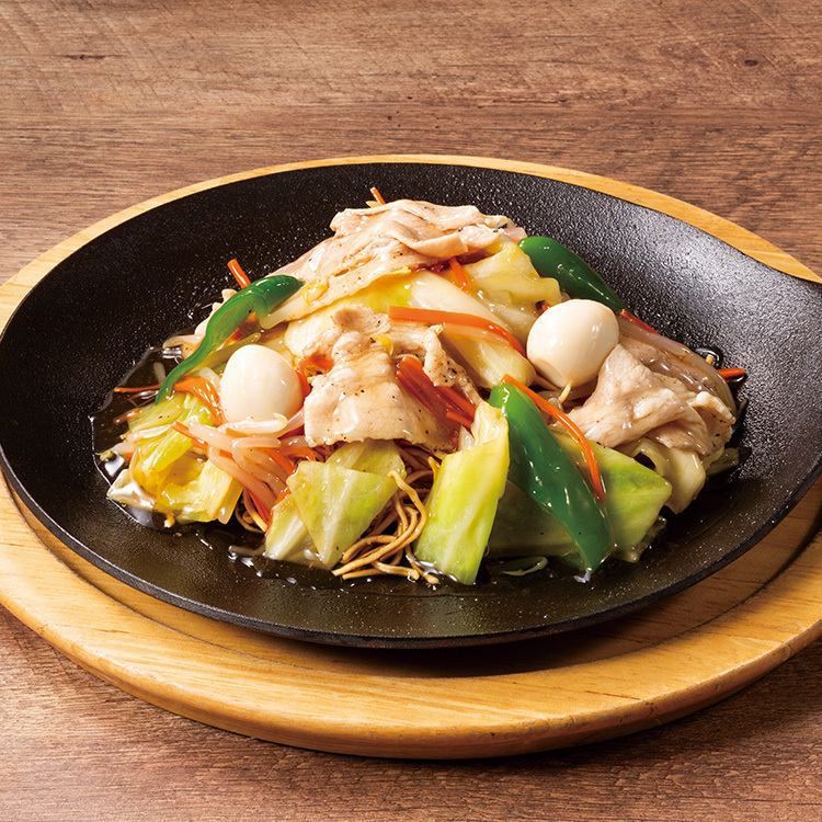 デカッ！あんかけかた焼きそば