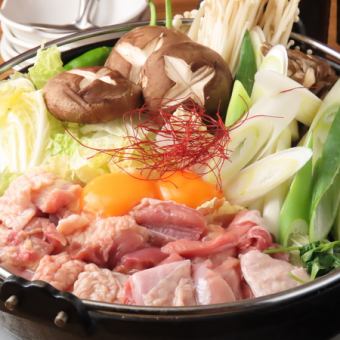 120 minutes all-you-can-drink included (11 dishes in total) [Nagoya Cochin Sukiyaki Hot Pot Course] 6,500 yen