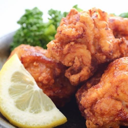 Fried juicy chicken