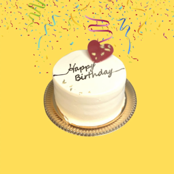 誕生日サプライズホールケーキ4号サイズ
