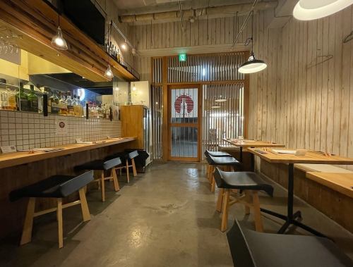 木のぬくもりの温かい清潔な空間