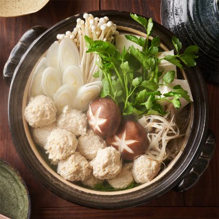 【お鍋付き宴会】2.5時間飲み放題付8品『白湯コース』<6,000円⇒5,000円 >